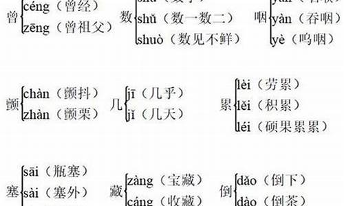 藉多音字组词_藉多音字组词组